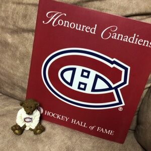 NHL MONTREAL CANADIENS bear n book combo